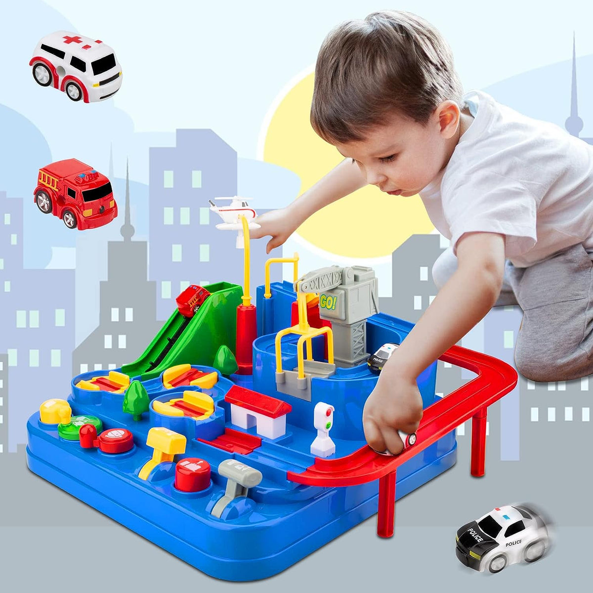 Pista de Carros Educativa Ludii | 8 Desafios