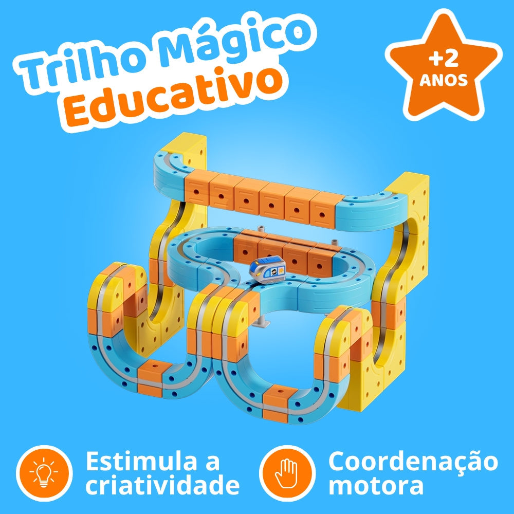 Trilhos Mágicos Planeta da diversão – Imã de Criatividade